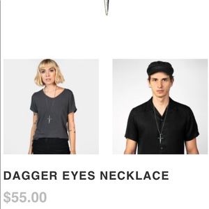 Straight to Hell - Dagger Eyes Necklace